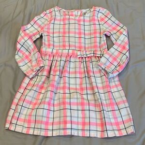 Carter's Pink and White Plaid Dress
